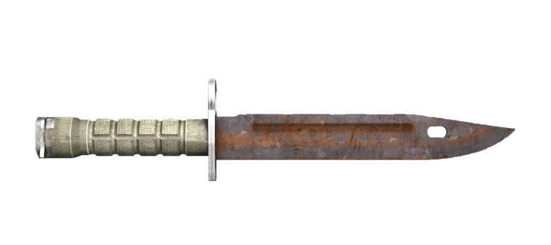 ★ Bayonet | Rust Coat (Battle-Scarred)