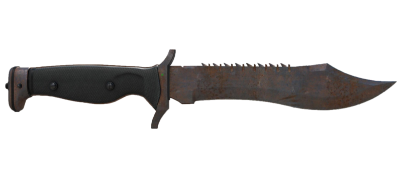 ★ Bowie Knife | Rust Coat (Battle-Scarred)
