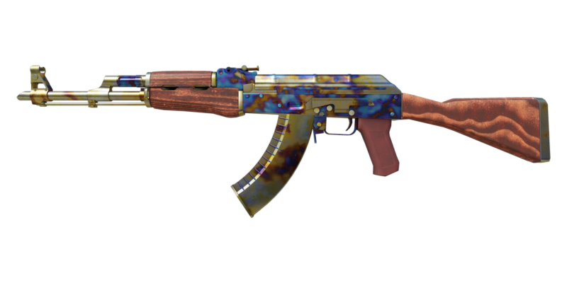 AK-47 | Case Hardened (Well-Worn)