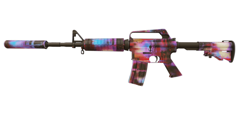 M4A1-S | Glitched Paint (Minimal Wear)