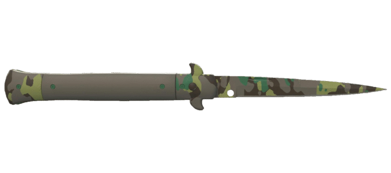 ★ Stiletto Knife | Boreal Forest (Battle-Scarred)