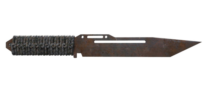 ★ Paracord Knife | Rust Coat (Battle-Scarred)