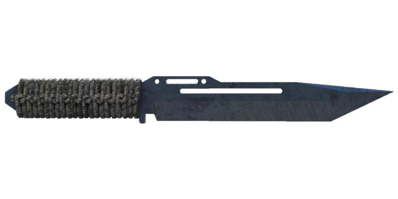 ★ Paracord Knife | Blue Steel (Well-Worn)