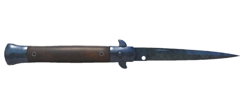 ★ Stiletto Knife | Blue Steel (Well-Worn)