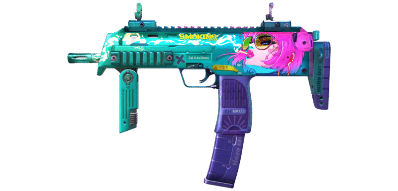 MP7 | Smoking Kills (Well-Worn)
