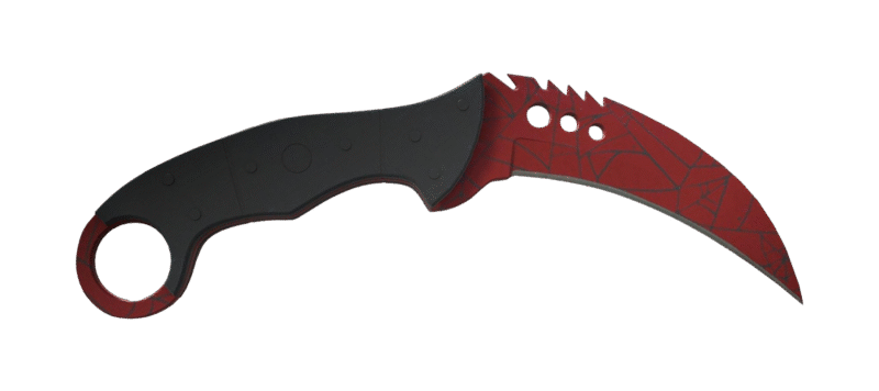 ★ Talon Knife | Crimson Web (Well-Worn)