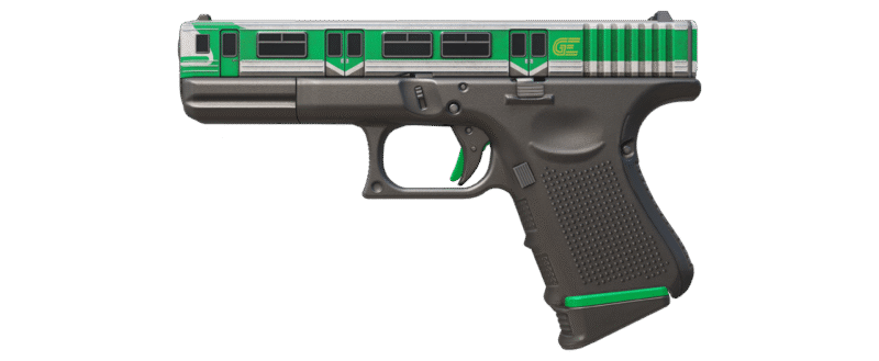 Souvenir Glock-18 | Green Line (Minimal Wear)