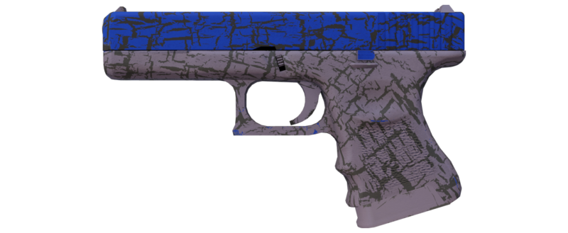 StatTrak™ Glock-18 | Blue Fissure (Minimal Wear)