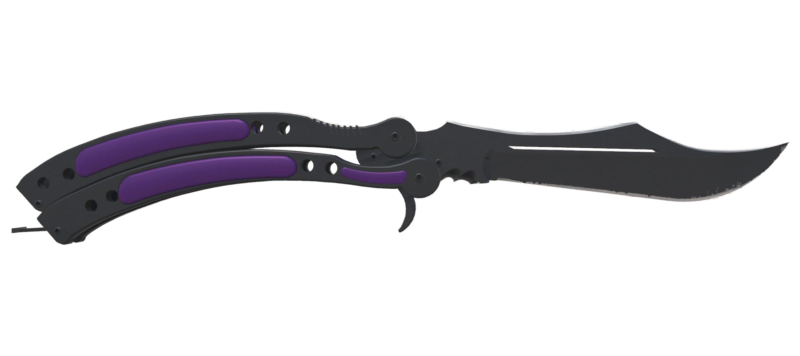 ★ Butterfly Knife | Ultraviolet (Well-Worn)