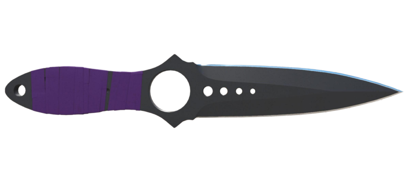 ★ StatTrak™ Skeleton Knife | Ultraviolet (Battle-Scarred)