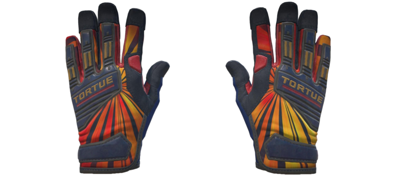 ★ Specialist Gloves | Sunburst (Well-Worn)