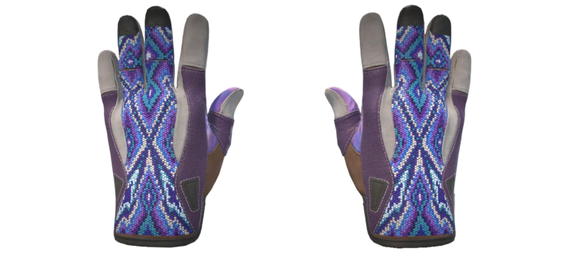 ★ Sport Gloves | Violet Beadwork (Battle-Scarred)