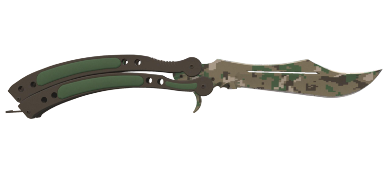 ★ Butterfly Knife | Forest DDPAT (Battle-Scarred)