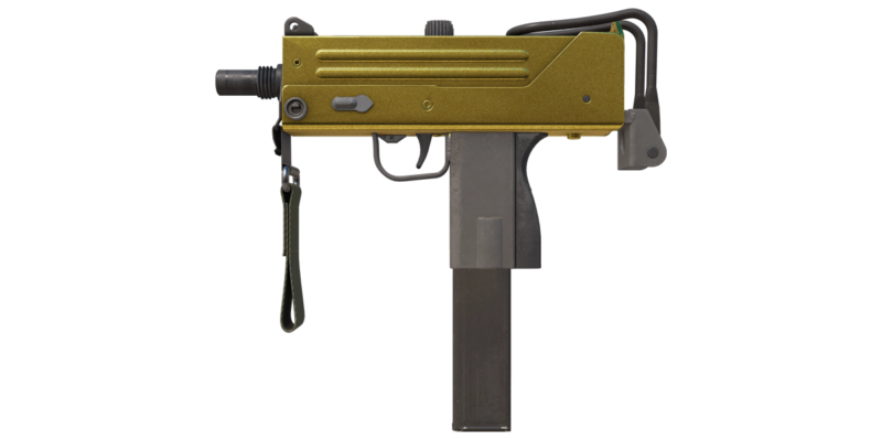 Souvenir MAC-10 | Gold Brick (Field-Tested)